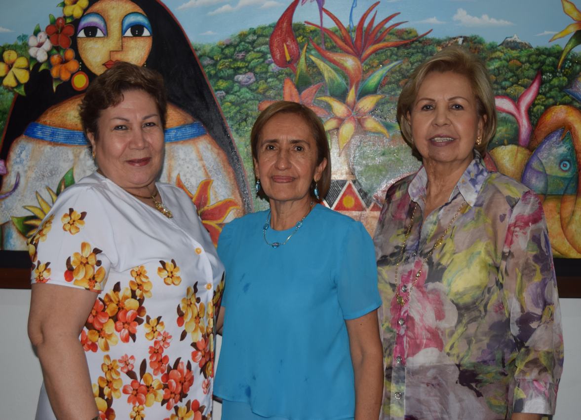 Isabel Bermeo de Díaz, Carmen Ceballes Triana y  Cecilia Polanía Sánchez